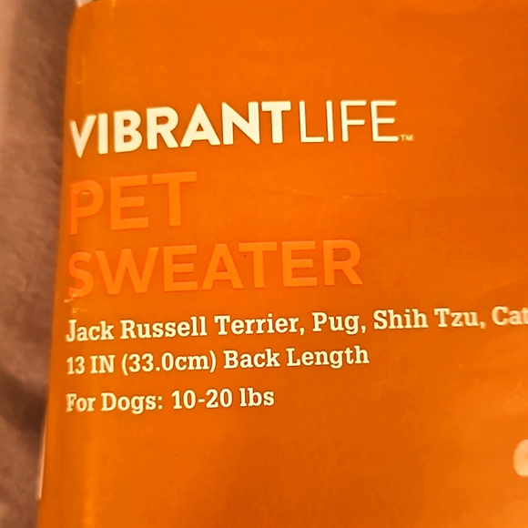 DOG OR CAT PET SWEATER. NIB Turquoise with the words "SPOILED" on it. Small - Picture 4 of 9